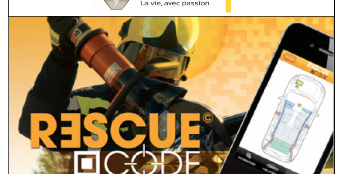 Le rescue code disponible sur le site renault.fr